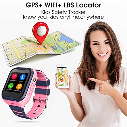 4G GPS 스마트워치 방수폰 스마트워치 GPS 트래커 터치스크린 605195 미국 시계