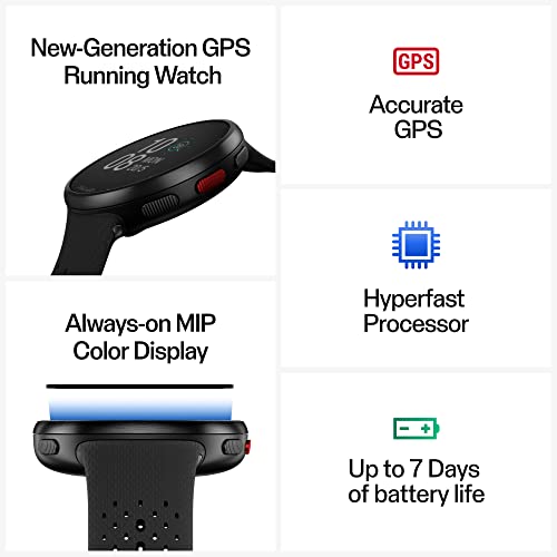 폴라 Pacer Pro 고급 GPS 러닝 워치 초경량 설계 605301 미국 시계