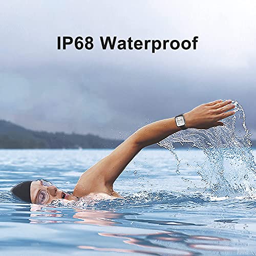 Digi24 Smart시계 안드로이드 및 iOS 전화기용 1.7 터치 스크린 IP68 수영 방수 심박수면 모니터링 피트니스 605317 미국 시계