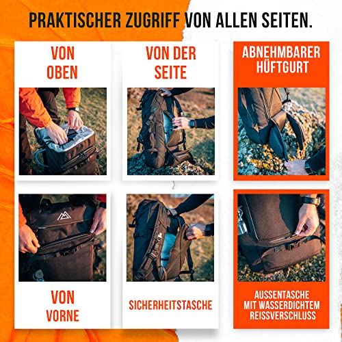 독일 배낭 Enviro 30+ 여성 남성용 하이킹 백팩 트레킹 여행