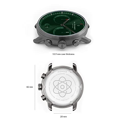 노드그린 스칸디나비아 디자인 시계 녹색 손목시계-610768