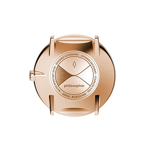 노드그린 스칸디나비아 디자인 시계 쿼츠 로즈 골드 화이트 손목시계-610774