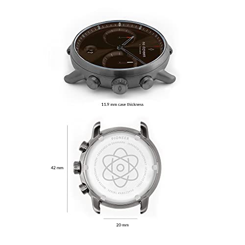 노드그린 스칸디나비아 디자인 시계 브라운 손목시계-610783