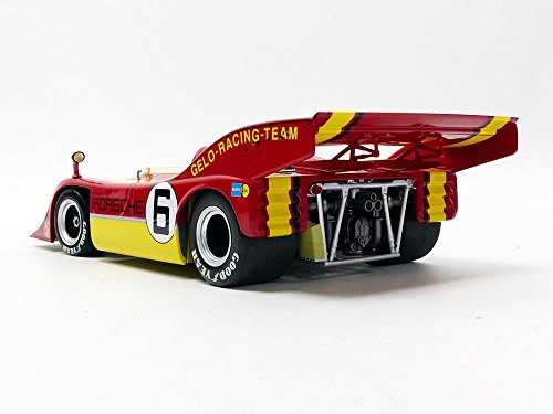 1975 포르쉐 차량 미니어처 빨간색/노란색 1/18 스케일 독일 모형카