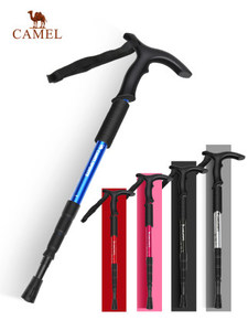 등산 스틱 하이킹 지팡이 낙타 야외 등산 지팡이 등산 도보 장비 초경량 다목적-512224