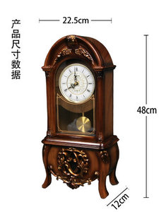 앤틱 빈티지 시계 유럽풍 빈티지 시계 거실 홈 패션 테이블-520157