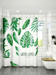창문 방문 가리개 방수 화장실 욕실 커튼이 두꺼운 북유럽에 일본 화장실 칸막이 커튼 곰팡이 방지-521560