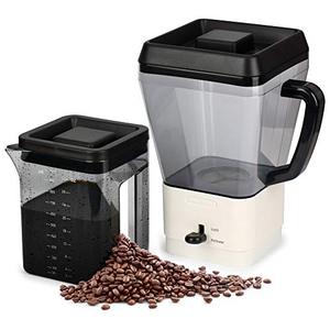 콜드 브루 아이스 커피 메이커는 뜨겁거나 차가운 다과를 위해 풍부한 커피 농축액 12 인분 보온 보냉 미국출고-538579
