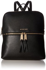 MICHAEL 마이클코어스 Michael Kors Rhea Zip Medium Slim Backpack Black One Size 백팩 여성가방  미국출고-560477