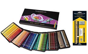 프리즈 마 Premier 색연필, Soft Core, 150- 색 With 프리즈 마 색연필 악세서리 세트, 7-Piece 미국출고 -564287