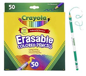크레욜라 Erasable 색연필, 미술 도구, Adult Coloring, 50 색 미국출고 -564155
