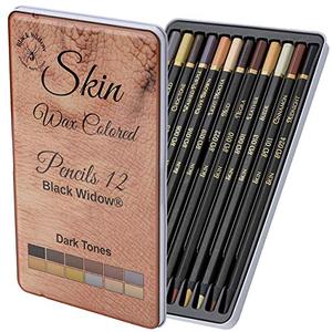 Dark Skin Tone 성인용 색연필-인물 및 피부색 아티스트를위한 색연필-완벽한 색상 범위-이제 가볍고 빠른 등급. 미국출고 -564264