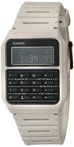카시오 손목시계 Data Bank Quartz Watch with Resin Strap, Beige, 24.1 (Model - CA-53WF-8BCF) 미국출고 -564425