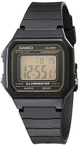 카시오 손목시계 남성 클래식 쿼츠 레진 캐주얼 시계, 색상 - 블랙 (모델 - W-217H-9AVCF) 미국출고 -564579