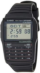 카시오 손목시계 남성 DBC32-1A 데이터 뱅크 블랙 디지털 시계 미국출고 -564493