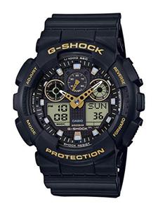 카시오 손목시계 남성용 지샥 XL 시리즈 쿼츠 시계 (실리콘 스트랩 포함), 블랙, 23 (모델 - GA-100GBX-1A9) 미국출고 -564475