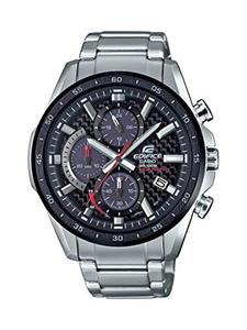 카시오 손목시계 Mens Edifice Quartz Watch with Stainless-Steel Strap, Silver, 22 (Model - EQS-900DB-1AVCR) 미국출고 -564441