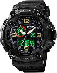 Mens 시계 다 기능 군 S 충격 스포츠 시계 LED 디지털 방식으로 방수 경보 시계 미국출고 -564573