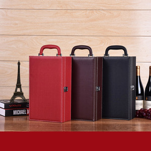 와인 포장 박스 와인포장 선물세트 더블 블랙 레드-602807