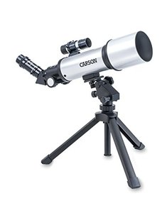 Carson Sky Chaser 70mm 테이블 상판 삼각대 포함 초보자 및 지상 시청 최대 133.5배 확대 (SC450) 603584 미국 천체 망원경 천문 별자리