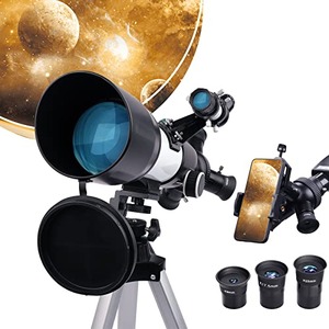 70mm 조리개 400mm AZ 초보자 마운트 업그레이드된 3개의 켈너 안구 조절 가능한 삼각대 포함 603578 미국 천체 망원경 천문 별자리