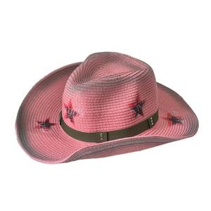 카우보이 모자 소품 핑크낙서디자인 서부청모자 인스타 여행가방-605551