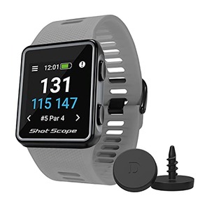 샷 스코프 V3 GPS 골프 워치 자동 샷 추적 스트로크 획득 iOS 및 안드로이드 605253 미국 시계