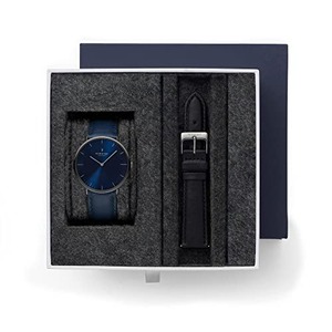 노드그린 스칸디나비아 디자인 시계 블루 손목시계-610781