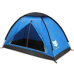 백패킹 텐트 1 2 인 방수 텐트 경량 캠핑 통기성 하이킹 쉬운 설치