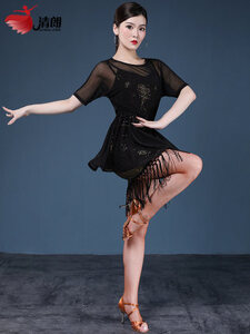 댄스스포츠 라틴댄스 연습복 여성 전문 라틴댄스 스커트