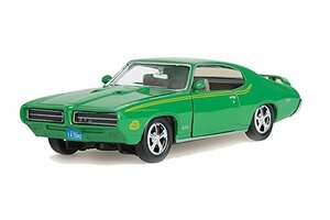 자동차 모형 미국 1969 Pontiac GTO Judge, Green Motormax 73242 1/24 스케일 모델 -623311
