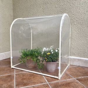 미니 비닐하우스 발코니 작은 꽃집 온실 난방 보온 보습 다육 식물 채소 베란다