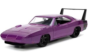 자동차 모형 미국 Jada Toys Big Time Muscle 1:24 1969 닷지 충전기 데이토나 퍼플-623394