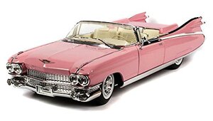 자동차 모형 미국 1959 캐딜락 엘도라도 비아리츠 컨버터블, 핑크 메이스토 프리미어 36813 1/18 스케일 모델-623413