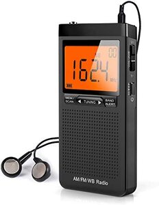 레트로 빈티지 미국 플레이어 그레디오 AM,FM 날씨 경보 라디오, 수신이 가장 좋은 휴대용 트랜지스터 NOAA 라디오-628014
