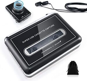 레트로 빈티지 미국 플레이어 2022 스피커가 분리 가능한 업데이트된 카세트 -휴대용 카세트 테이프-MP3 변환기-628005