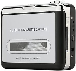 레트로 빈티지 미국 플레이어 리쇼 카세트 – 휴대용 테이프 가 USB를 통해 MP3 오디오 음악-627984