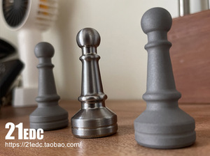 티타늄 체스 세트 메탈 토템 장난감 스트레스 해소 고급 chess