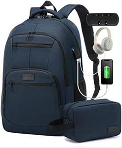신학기 가방 미국 백팩 LOVEVOOK 노트북 수납 여성용 작업 여행 17인치 비즈니스 USB 충전 포트-630416