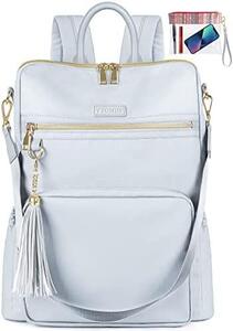 신학기 가방 미국 백팩 여성용 핸드백, 15.6인치 여행용 노트북 수납, USB 충전 포트가 있는 여성용, 방수 도난 방지 블루-630491