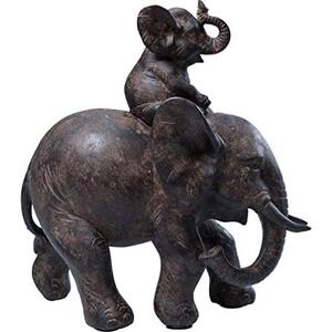 Kare Design 장식 피규어 코끼리 덤보 Uno 블랙 19x17.5x8.5cm 독일