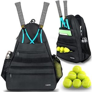 테니스 가방 백팩 미국 라켓 고정 스트랩이 있는 남성용 대형 , 공용 방수 피클볼 패들, 배드민턴 라켓, 스쿼시 액세서리-633290