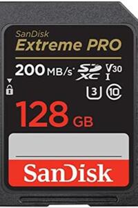 샌디스크 128GB Extreme PRO SDXC UHS-I 메모리 카드 미국-638018