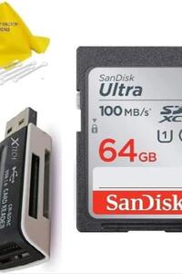 샌디스크 64GB 울트라클래스 10 SDXC UHS-ISD 메모리 카드 미국-638085