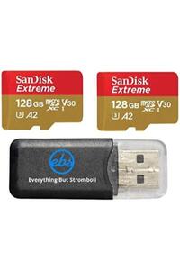 DJI 에어 2S 드론용 샌디스크 익스트림 마이크로SD 카드 128GB 메모리 카드(투팩) 미국-638277