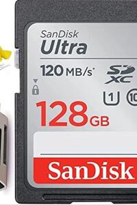 샌디스크 128GB 울트라클래스 10 SDXC UHS-ISD 메모리 카드 미국-638113