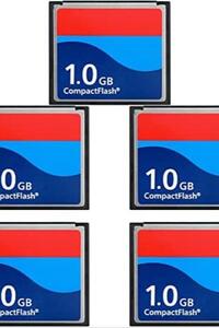 중시 5팩 1GB 익스트림 콤팩트 플래시 메모리 카드 초고속 디지털 카메라 산업용 등급 (5팩) 미국-638134