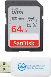 샌디스크 64GB SDXC SD 울트라 메모리 카드 미국-638137