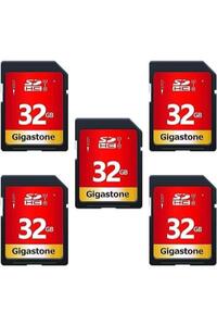기가스톤 32GB 5팩 SD 카드 UHS-I U1 클래스 10 SDHC 메모리 미국-638090