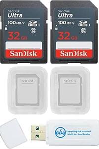 샌디스크 울트라 32GB (2팩) SDHC UHS-I 카드클래스 10 미국-638053